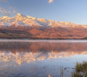 Рассвет на озере Джангысколь