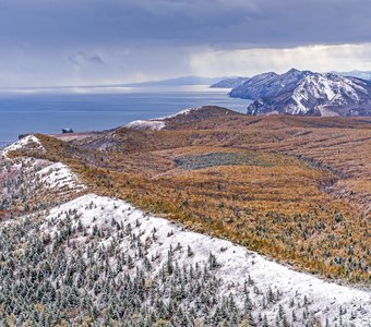 Там где осень встречается с зимой