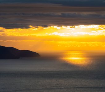 Крымский осенний закат.