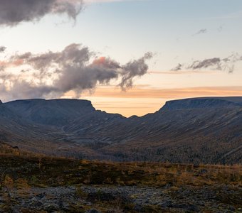 Закат в Хибинах