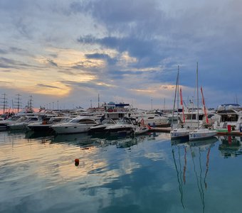 Теплый вечер в Сочи