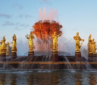 Фонтан "Дружба народов". ВДНХ