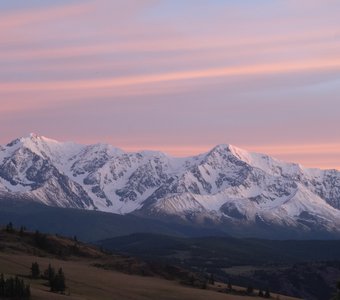 Закат в горах
