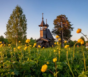 Вся в цветах любимая часовня