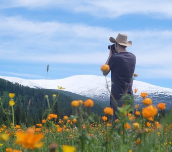 Балланс противоположностей: снег и огньки