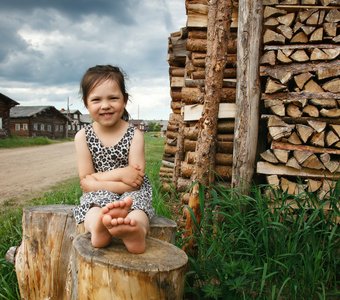 Детство в деревне