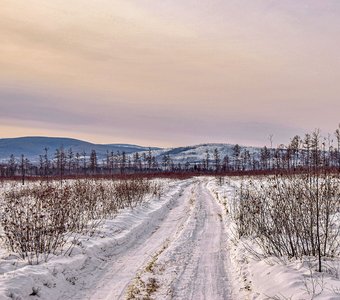 Дорога на курорт Бысса