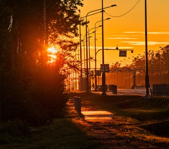 Закат на М10