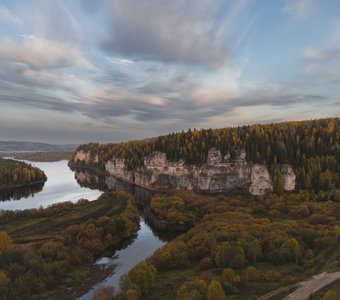 Камень Говорливый р. Вишера, Пермский край