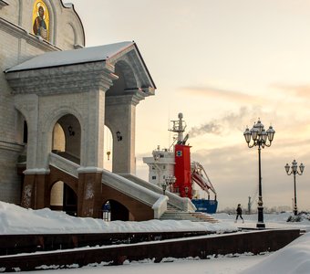 "В зимние сумерки"