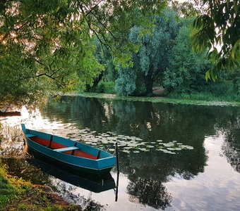 Закат на реке Трубеж