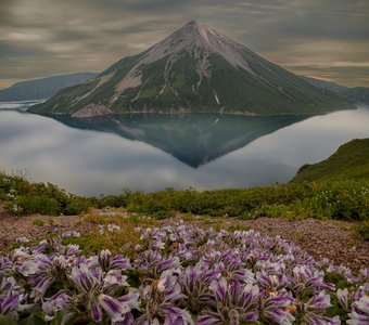 Вулкан Креницына, остров Онекотан