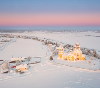 Морозное утро в Матигорах