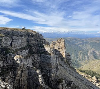 УАЗ на краю Плато Бермамыт