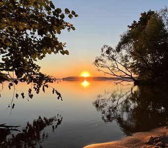 Закатный пейзаж