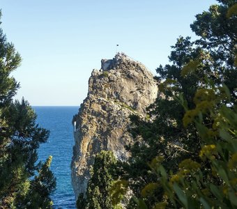 Скала Дива у посёлка Симеиз