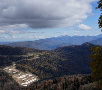 Стройка в горах