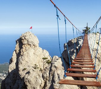 Подвесной мост на Ай-Петри в Ялте