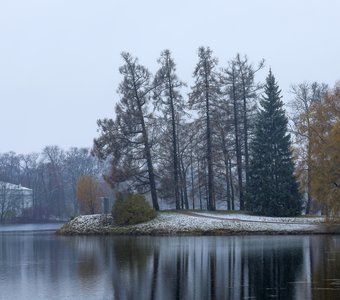 Первый снег в Царском Селе