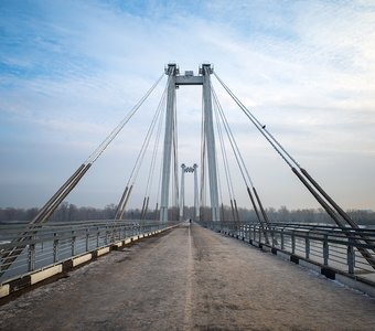 Вантовый, или Виноградовский мост в Красноярске