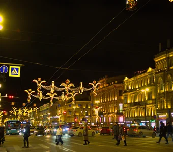 Предновогодний Санкт-Петербург