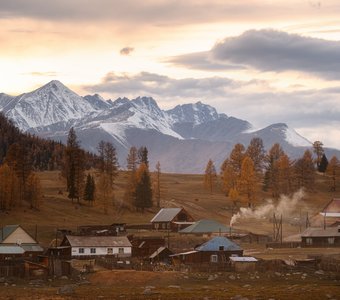 Дым алтайских деревень