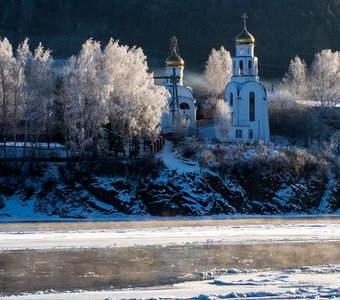 Покровский храм в поселке Усть-Мана, Красноярский край