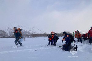 На Камчатке нашли тело второго погибшего в лавине туриста