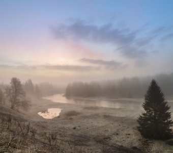 Утро на реке Лемовжа