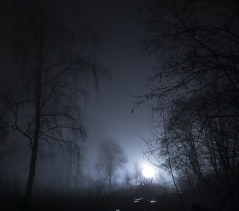 Ночной туман.