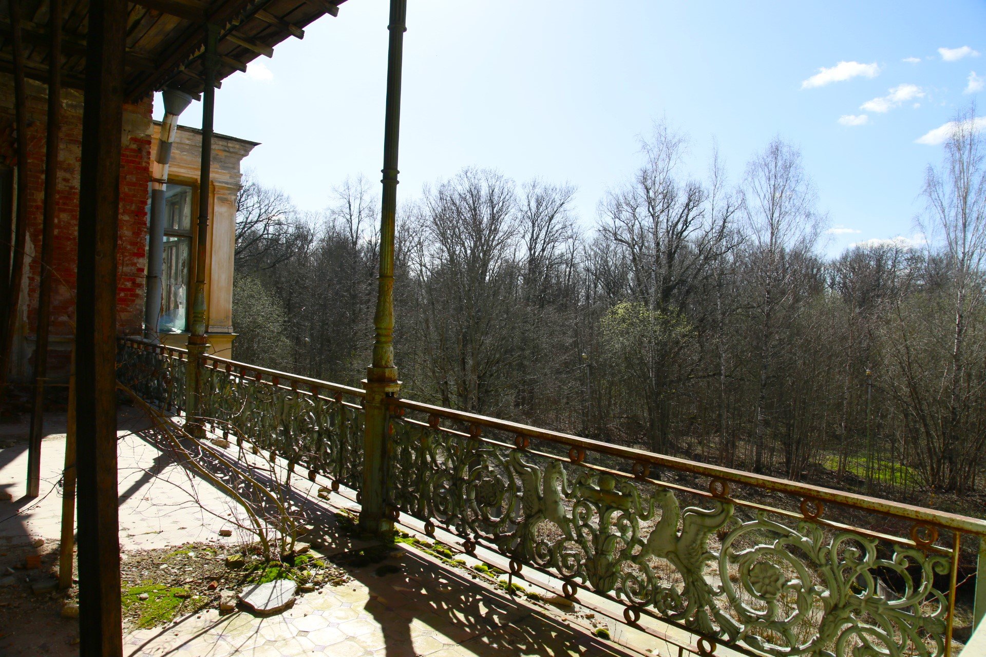 Балкон во дворце Михайловская дача