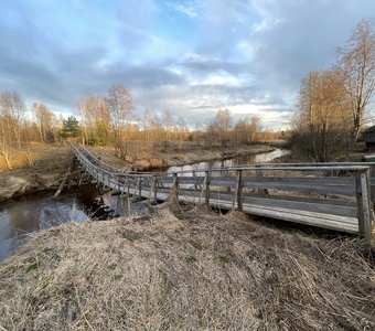 Старая переправа. Деревня Чурилково. Тверская область.