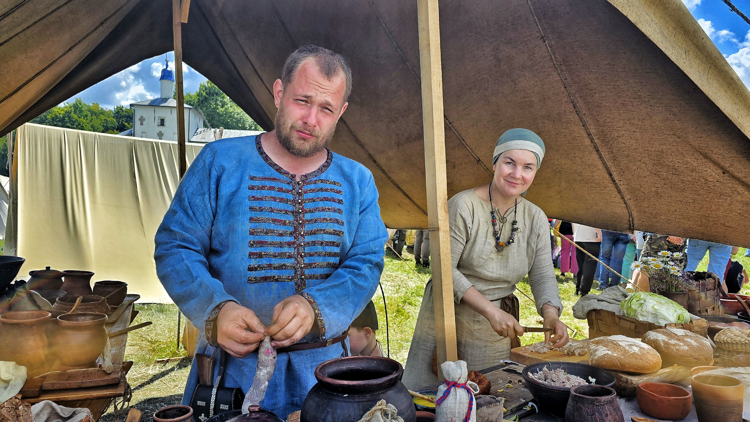 Колбаса приготовлена. Эпоха викингов