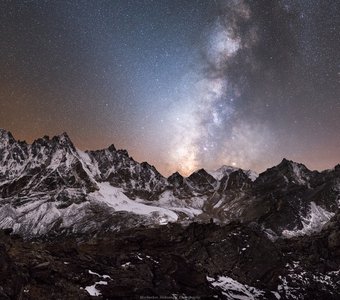 Звездное небо Гималаев.