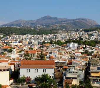 Вид на город Ретимно, о. Крит, Греция
