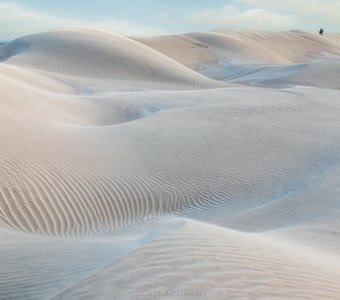 Белые дюны пустыни