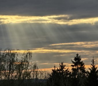 Закат. Апрель