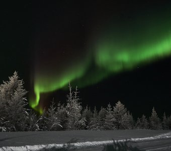 Полярное сияние Якутии