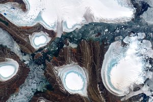Фото из космоса: архипелаг Северная Земля глазами спутника