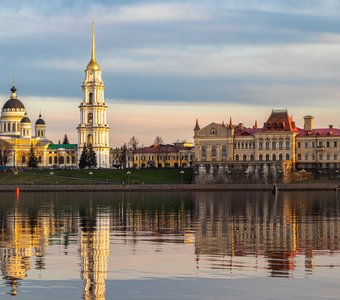 Закат над Рыбинском