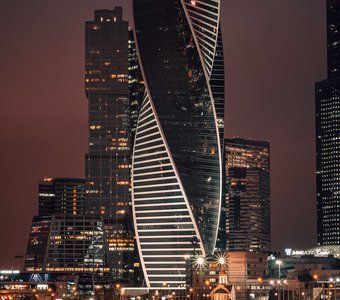 Вечерняя Москва-Сити