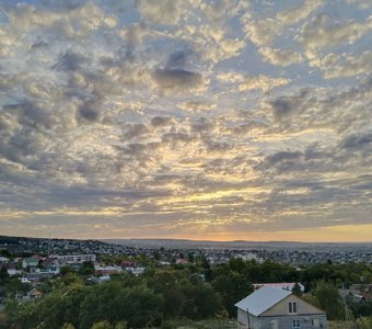 Осенний вечер в поселке Поливановка,Саратов