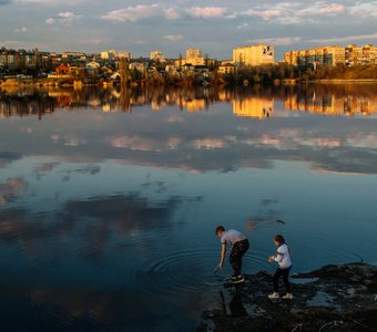 В отражении неба