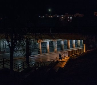 Вид на железнодорожный мост