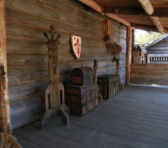 Новосаратовка, памятник деревянного зодчетва