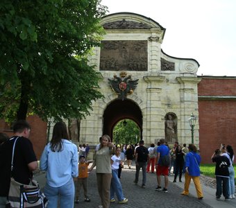 Петропавловская крепость, главные ворота, Санкт-Петербург