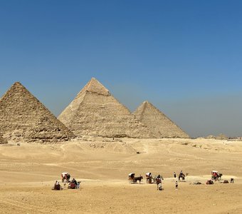 Пирамиды Гизы. Египет