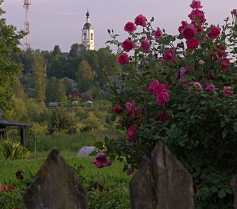 Через забор