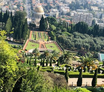 Бахайские сады г.Хайфа Израиль