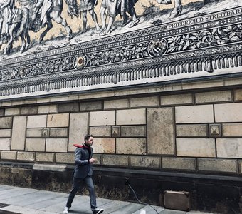 Уличные артисты г. Дрезден